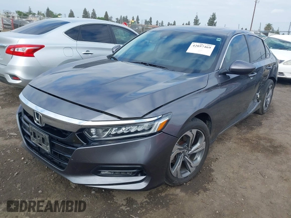 2018 Honda Accord EX with VIN 1HGCV1F46JA153350, listed as a IAAI auction lot 42057469 with 188,592 mi miles and . Bid and sale history available at DreamBid. Image 17.