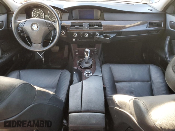 2010 BMW 5 Series 528i xDrive with VIN WBANV1C50AC445260, listed as a Copart auction lot 75600764 with Not Provided miles and Salvage Title. Bid and sale history available at DreamBid. Image 8.