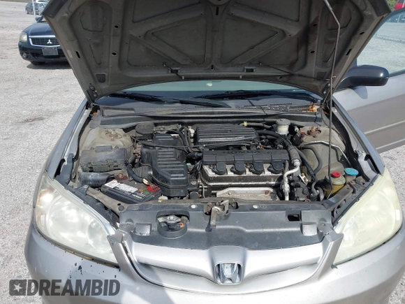 2004 Honda Civic LX with VIN 2HGES16594H601211, listed as a IAAI auction lot 42097402 with 89,572 mi miles. Bid and sale history available at carsss.com. Image 10.