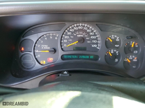 2004 GMC Sierra 1500 SLT with VIN 1GTEK19T44E393660, listed as a Copart auction lot 47987365 with 215,828 mi miles and Clean Title. Bid and sale history available at carsss.com. Image 9.