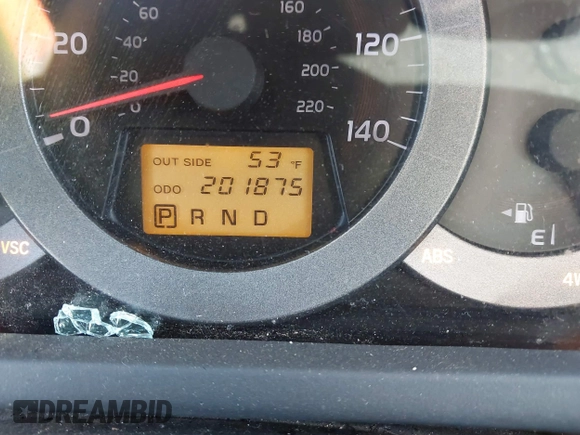 2007 Toyota RAV4 with VIN JTMBD33V175088480, listed as a IAAI auction lot 41779212 with 201,875 mi miles. Bid and sale history available at carsss.com. Image 16.