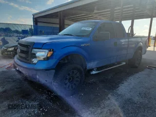 2013 Ford F-150 XL with VIN 1FTEX1CM8DFB16460, listed as a Copart auction lot 62287905 with 132,461 mi miles and Salvage title. Bid and sale history available at DreamBid. Image 1.