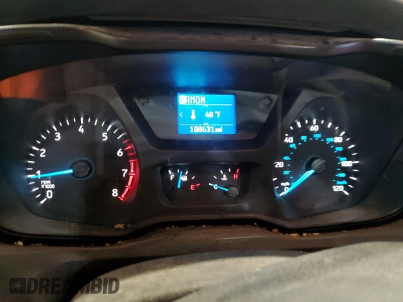 2015 Ford Transit Cargo with VIN 1FTNR1CG6FKA49243, listed as a Copart auction lot 53458205 with 108,631 mi miles and Clean Title. Bid and sale history available at carsss.com. Image 9.