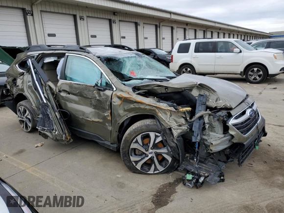 2022 Subaru Outback Limited with VIN 4S4BTAMC1N3106985, listed as a Copart auction lot 42480635 with 37,614 mi miles and Salvage Title. Bid and sale history available at DreamBid. Image 4.