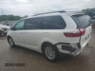 2015 Toyota Sienna XLE with VIN 5TDYK3DC6FS630405, listed as a Copart auction lot 59872045 with 60,306 mi miles and Salvage title. Bid and sale history available at DreamBid. Image 2.