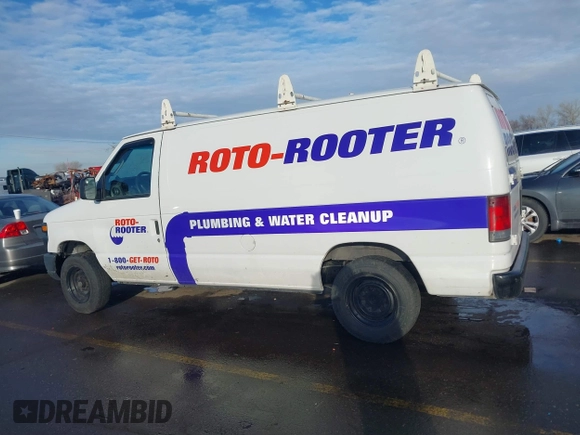 2014 Ford Econoline Cargo Commercial with VIN 1FTNE1EW0EDA07816, listed as a IAAI auction lot 41648077 with 183,501 mi miles and . Bid and sale history available at DreamBid. Image 14.