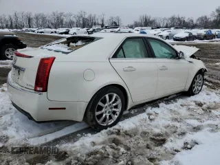 2008 Cadillac CTS AWD w/1SA with VIN 1G6DG577880210177, listed as a Copart auction lot 44884255 with 0 mi miles and Salvage Title. Bid and sale history available at carsss.com. Image 3.