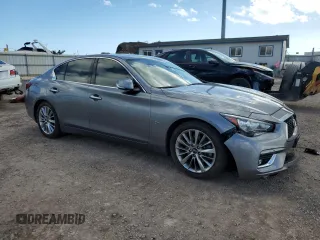 2020 Infiniti Q50 Pure with VIN JN1EV7AP2LM207128, listed as a Copart auction lot 50273975 with 79,753 mi miles and Clean title. Bid and sale history available at DreamBid. Image 4.