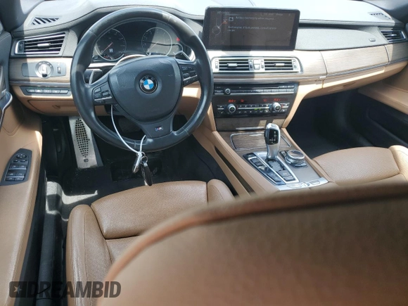 2015 BMW 7 Series 740Li with VIN WBAYE4C53FD138830, listed as a Copart auction lot 60866995 with 190,317 mi miles and Clean title. Bid and sale history available at DreamBid. Image 8.