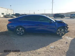 2023 Hyundai Elantra Limited with VIN 5NPLP4AG7PH110309, listed as a IAAI auction lot 41839676 with 37,198 mi miles and . Bid and sale history available at DreamBid. Image 13.