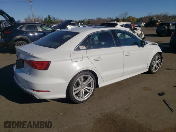2015 Audi S3 2.0T Premium Plus with VIN WAUBFGFF8F1141281, listed as a Copart auction lot 80427574 with 108,745 mi miles and Salvage Title. Bid and sale history available at carsss.com. Image 3.