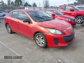 2013 Mazda 3 i Grand Touring with VIN JM1BL1W71D1739274, listed as a IAAI auction lot 41327160 with 281,106 mi miles. Bid and sale history available at carsss.com. Image 1.