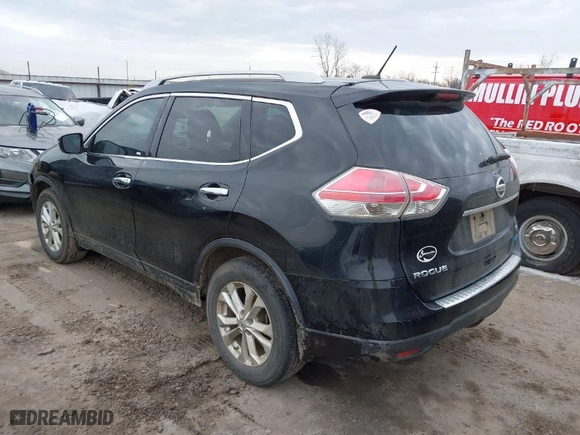 2014 Nissan Rogue SV with VIN 5N1AT2ML9EC828271, listed as a IAAI auction lot 41447881 with 138,694 mi miles. Bid and sale history available at carsss.com. Image 3.