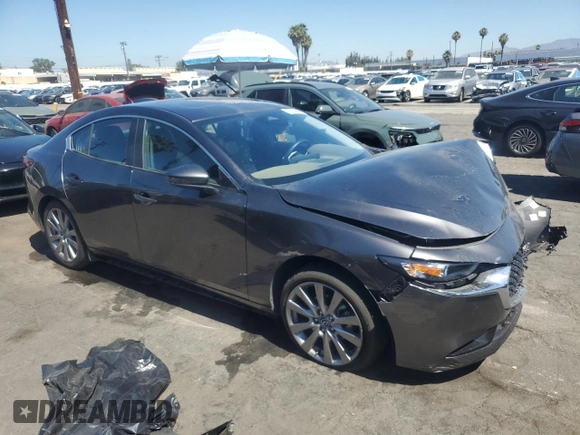 2025 Mazda 3 S Preferred with VIN JM1BPACM3S1767928, listed as a Copart auction lot 64097255 with 6,198 mi miles and Salvage title. Bid and sale history available at DreamBid. Image 4.