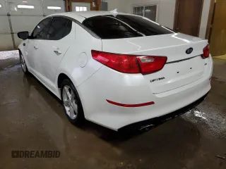 2015 Kia Optima LX with VIN KNAGM4A75F5640302, listed as a Copart auction lot 43641325 with 95,606 mi miles and Salvage Title. Bid and sale history available at DreamBid. Image 2.