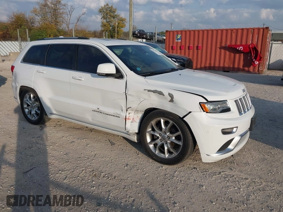 2016 Jeep Grand Cherokee Summit with VIN 1C4RJFJG3GC318626, listed as a IAAI auction lot 40737019 with 92,880 mi miles and . Bid and sale history available at DreamBid. Image 1.