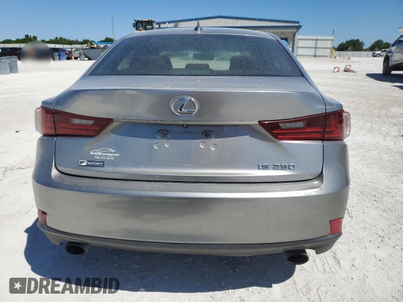 2015 Lexus IS 250 with VIN JTHBF1D23F5056016, listed as a Copart auction lot 49235985 with 192,290 mi miles and Salvage title. Bid and sale history available at DreamBid. Image 6.
