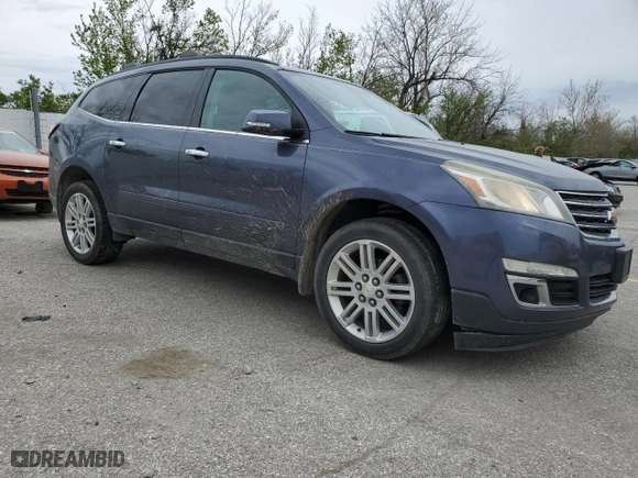 2014 Chevrolet Traverse LT with VIN 1GNKRGKD7EJ194722, listed as a Copart auction lot 52998355 with 205,818 mi miles and Clean Title. Bid and sale history available at carsss.com. Image 4.