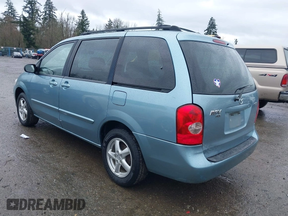 2003 Mazda MPV LX z VIN JM3LW28A330353414, wystawiony jako IAAI lot #41859875 z przebiegiem 286 575 mil mil oraz . Historia ofert i sprzedaży dostępna na DreamBid. Obrazek 3.