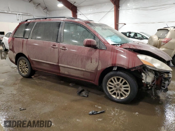 2009 Toyota Sienna XLE with VIN 5TDBK22C39S023000, listed as a Copart auction lot 88504705 with 197,811 mi miles and Salvage Title. Bid and sale history available at DreamBid. Image 4.