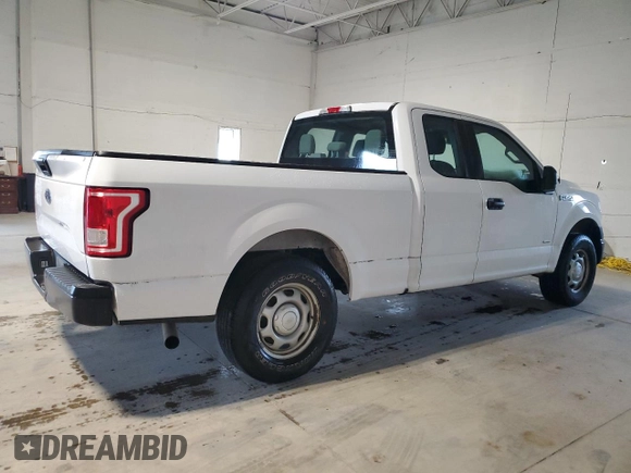 2017 Ford F-150 XL with VIN 1FTEX1EP5HKD20394, listed as a Copart auction lot 62383155 with 137,450 mi miles and Clean title. Bid and sale history available at DreamBid. Image 3.