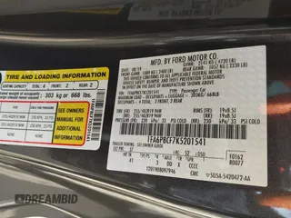 2019 Ford Mustang GT with VIN 1FA6P8CF7K5201541, listed as a IAAI auction lot 41360159 with 11,867 mi miles. Bid and sale history available at carsss.com. Image 9.