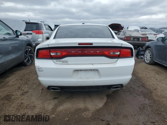 2012 Dodge Charger SXT with VIN 2C3CDXJG3CH182948, listed as a Copart auction lot 42402795 with 0 mi miles and Non Repairable. Bid and sale history available at carsss.com. Image 6.
