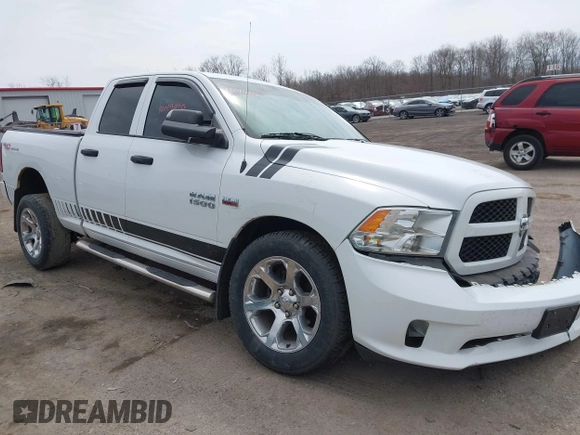 2016 Ram 1500 Express z VIN 1C6RR7FT2GS147174, wystawiony jako IAAI lot #42019690 z przebiegiem 53 330 mil mil oraz . Historia ofert i sprzedaży dostępna na DreamBid. Obrazek 1.