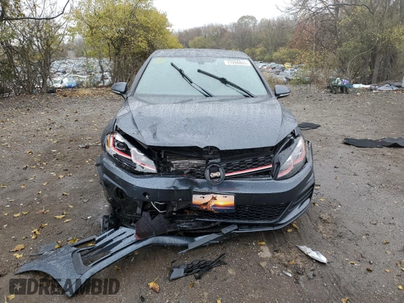 2019 Volkswagen Golf GTI S with VIN 3VW6T7AU7KM013191, listed as a Copart auction lot 77268803 with 38,851 mi miles. Bid and sale history available at carsss.com. Image 5.