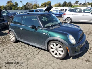 2003 MINI Hardtop S with VIN WMWRE33473TD67280, listed as a Copart auction lot 49298995 with Not Provided miles and Salvage Title. Bid and sale history available at DreamBid. Image 4.