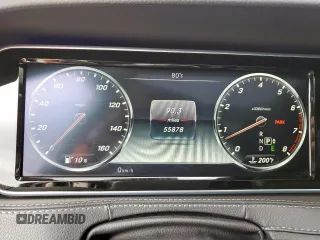 2015 Mercedes-Benz S 550 with VIN WDDUG8CB5FA133287, listed as a Copart auction lot 54829225 with 55,878 mi miles and Salvage Title. Bid and sale history available at carsss.com. Image 9.
