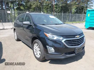 2019 Chevrolet Equinox LS with VIN 2GNAXHEV7K6212446, listed as a IAAI auction lot 42004161 with 123,863 mi miles. Bid and sale history available at carsss.com. Image 1.