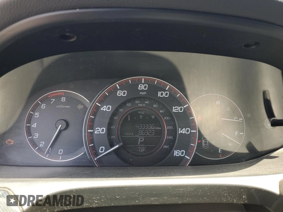 2013 Honda Accord Sport with VIN 1HGCR2F51DA160021, listed as a Copart auction lot 54977675 with 433,336 mi miles and Clean Title. Bid and sale history available at DreamBid. Image 9.