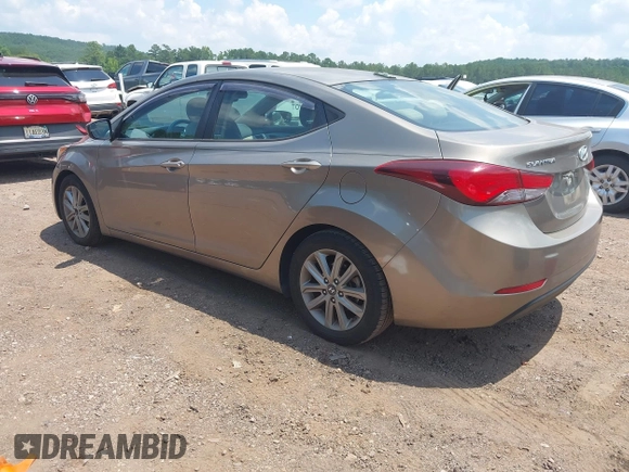 2016 Hyundai Elantra SE with VIN 5NPDH4AE6GH718578, listed as a IAAI auction lot 42680861 with 103,186 mi miles and . Bid and sale history available at DreamBid. Image 3.