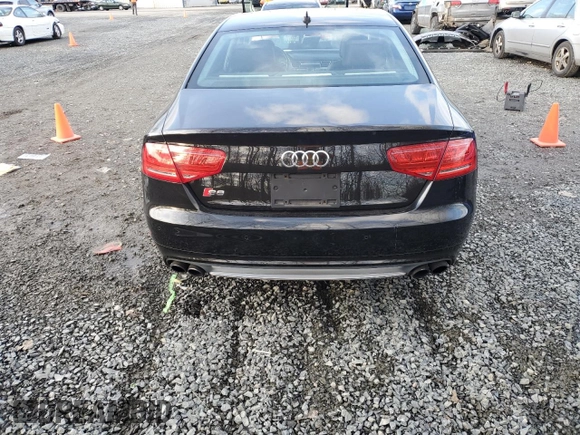 2013 Audi S8 with VIN WAUD2AFDXDN007961, listed as a Copart auction lot 45723835 with 57,477 mi miles and Salvage Title. Bid and sale history available at carsss.com. Image 6.
