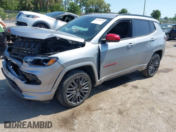 2023 Jeep Compass Limited with VIN 3C4NJDCN4PT511404, listed as a IAAI auction lot 42125419 with 36,710 mi miles and . Bid and sale history available at carsss.com. Image 17.
