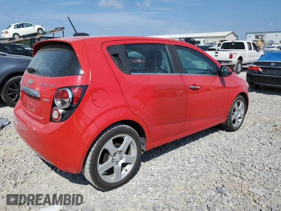 2015 Chevrolet Sonic LTZ with VIN 1G1JE6SB6F4204741, listed as a Copart auction lot 62222065 with 110,643 mi miles and Clean title. Bid and sale history available at DreamBid. Image 3.