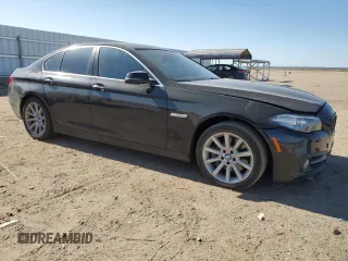 2014 BMW 5 Series 535d with VIN WBAXA5C51ED690385, listed as a Copart auction lot 57290645 with 161,694 mi miles and Salvage title. Bid and sale history available at DreamBid. Image 4.