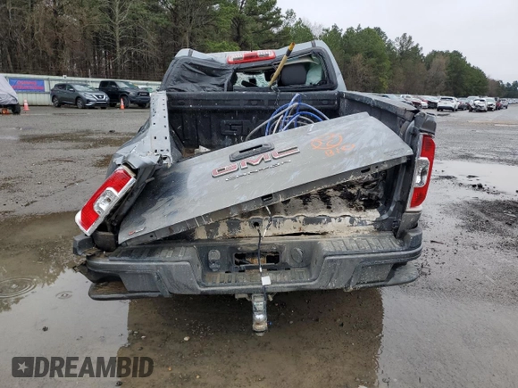2021 GMC Canyon 2WD Elevation with VIN 1GTG5CEN2M1213215, listed as a Copart auction lot 44528235 with 145,326 mi miles and Salvage Title. Bid and sale history available at carsss.com. Image 6.