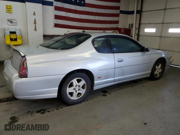 2004 Chevrolet Monte Carlo SS with VIN 2G1WX15K949198779, listed as a Copart auction lot 41872845 with 208,424 mi miles and Salvage Title. Bid and sale history available at carsss.com. Image 3.