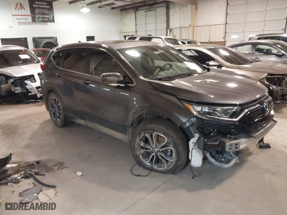 2021 Honda CR-V EX with VIN 5J6RW1H52ML007056, listed as a IAAI auction lot 41559089 with 33,217 mi miles. Bid and sale history available at carsss.com. Image 1.