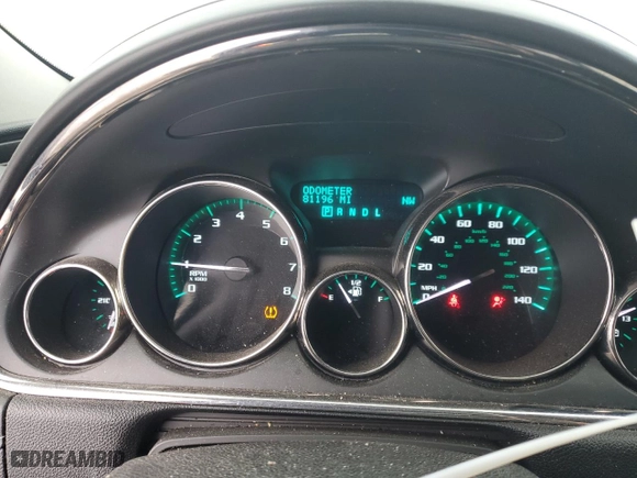 2017 Buick Enclave Leather with VIN 5GAKVBKD2HJ267542, listed as a Copart auction lot 89286865 with 81,196 mi miles and Salvage Title. Bid and sale history available at carsss.com. Image 9.