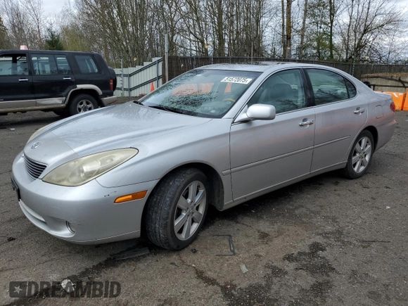 2005 Lexus ES 350 with VIN JTHBA30GX55077763, listed as a Copart auction lot 51572075 with 242,435 mi miles and Salvage Title. Bid and sale history available at DreamBid. Image 1.