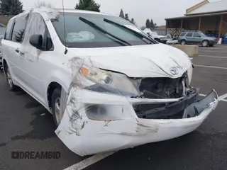 2012 Toyota Sienna with VIN 5TDZK3DCXCS271365, listed as a IAAI auction lot 38121628 with 101,756 mi miles and . Bid and sale history available at DreamBid. Image 16.