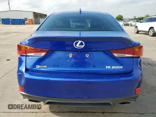 2017 Lexus IS 200t z VIN JTHBA1D26H5041351, wystawiony jako Copart lot #55345175 z przebiegiem 73 311 mil mil oraz Szkoda całkowita • Salvage title. Historia ofert i sprzedaży dostępna na DreamBid. Obrazek 6.