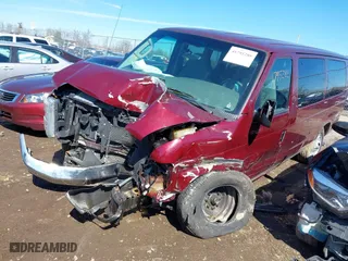 2008 Ford Econoline Wagon XL with VIN 1FBSS31L08DB09175, listed as a IAAI auction lot 41795288 with 184,996 mi miles. Bid and sale history available at carsss.com. Image 2.