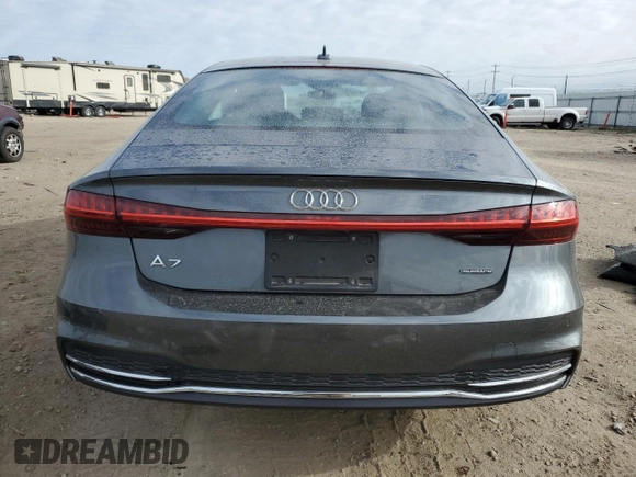 2019 Audi A7 Prestige with VIN WAUV2AF25KN094345, listed as a Copart auction lot 52925224 with 0 mi miles. Bid and sale history available at carsss.com. Image 6.
