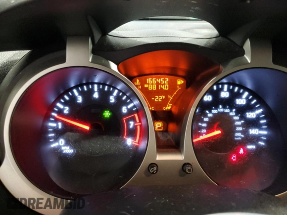 2011 Nissan Juke SV with VIN JN8AF5MV3BT017323, listed as a Copart auction lot 78926894 with 166,452 mi miles and Non Repairable. Bid and sale history available at DreamBid. Image 9.
