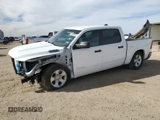 2025 Ram 1500 Lone Star with VIN 1C6RRFFG7SN524179, listed as a Copart auction lot 43855585 with 4,761 mi miles and Salvage title. Bid and sale history available at DreamBid. Image 1.