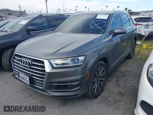 2017 Audi Q7 Premium with VIN WA1AAAF71HD010675, listed as a IAAI auction lot 41956959 with 136,549 mi miles and . Bid and sale history available at DreamBid. Image 18.